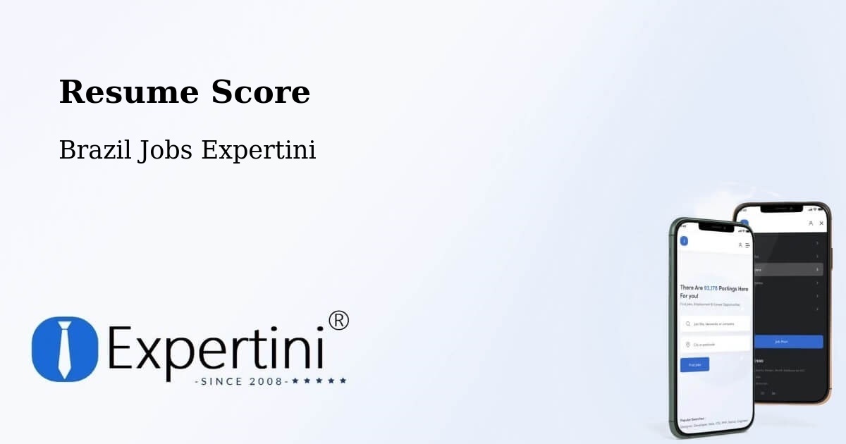 Resume Score & Job Description Match Tool – Pocrane - Brazil Jobs Expertini